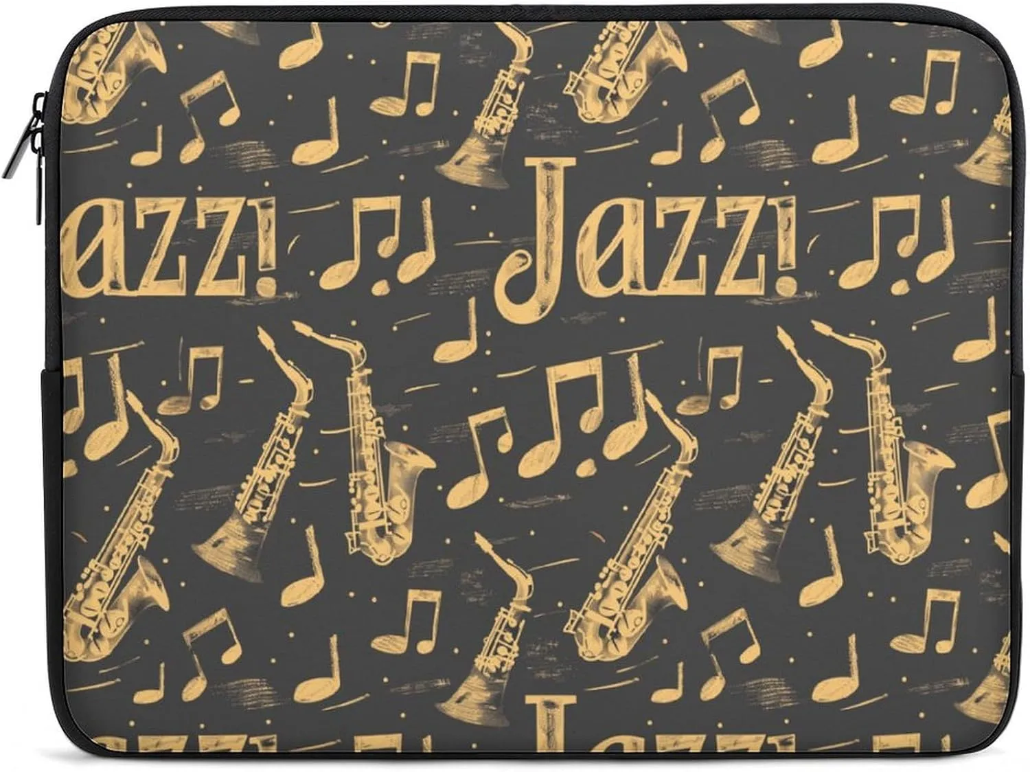 Saxophones Jazz Personalized Laptop Bag Business Casual Laptop Cases Slim Computer Bag Briefcase