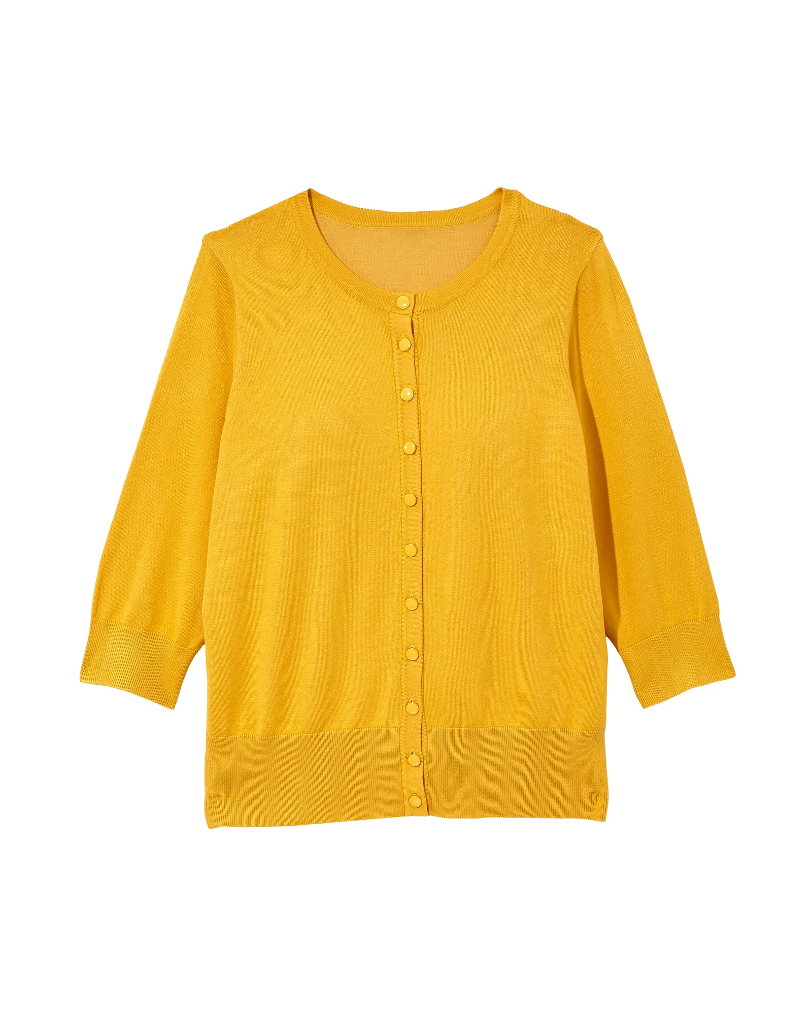 Serena Button Down Cardigan | Yellow
