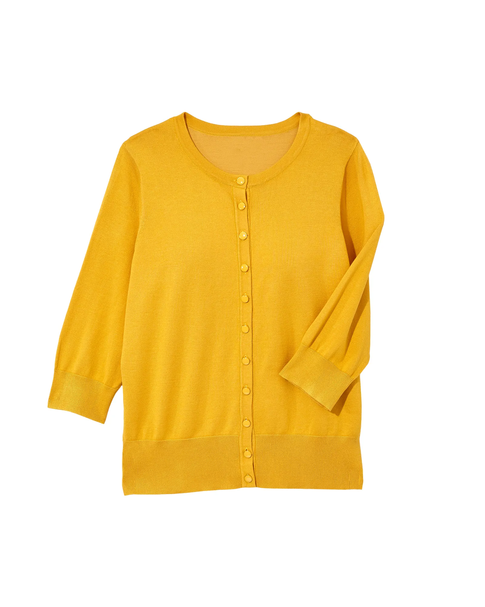 Serena Button Down Cardigan | Yellow