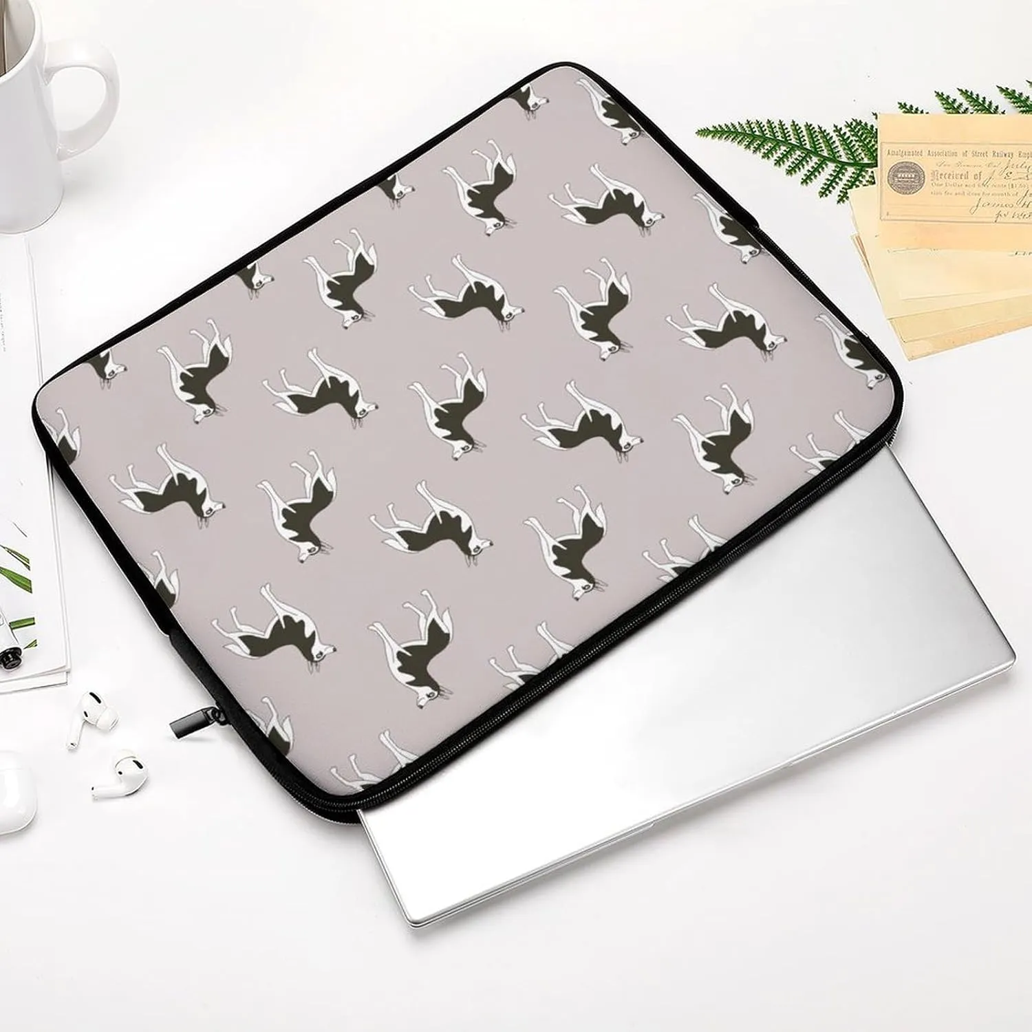 Siberian Husky Personalized Laptop Bag Business Casual Laptop Case Slim Computer Bag Briefcase