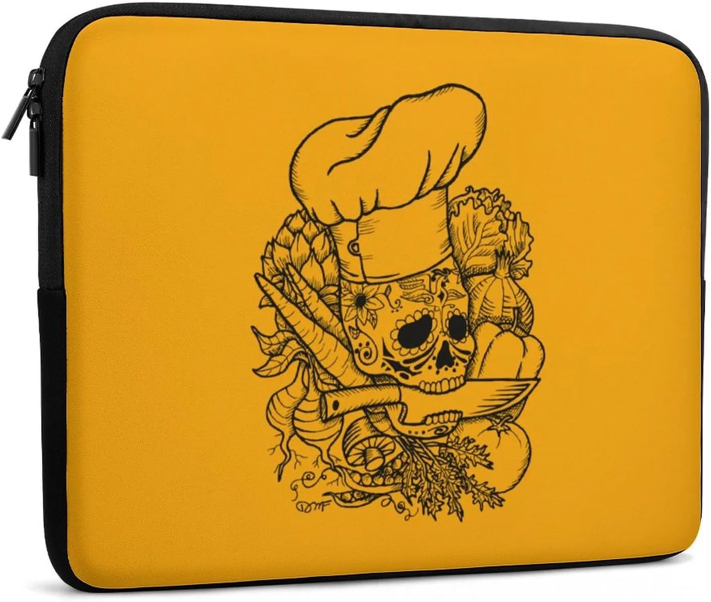 Skull Chef Original Personalized Laptop Bag Business Casual Laptop Case Slim Computer Bag Briefcase