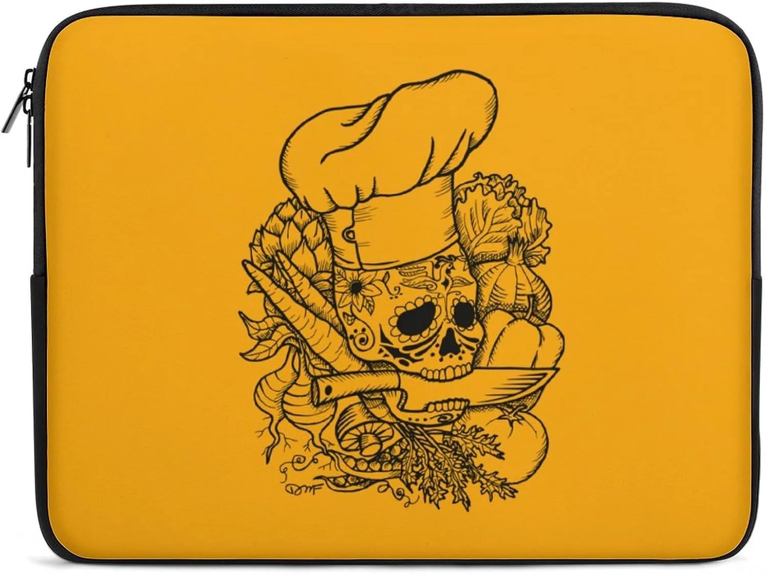 Skull Chef Original Personalized Laptop Bag Business Casual Laptop Case Slim Computer Bag Briefcase