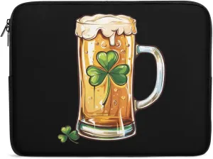St. Pat's Day Beer Mug Personalized Laptop Bag Business Casual Laptop Cases Slim Computer Bag Briefcase
