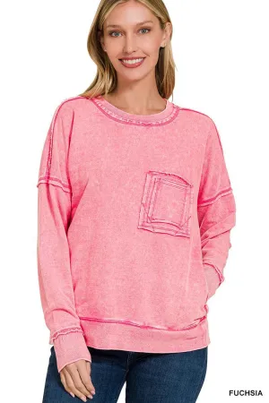 Terry Acid Pullover