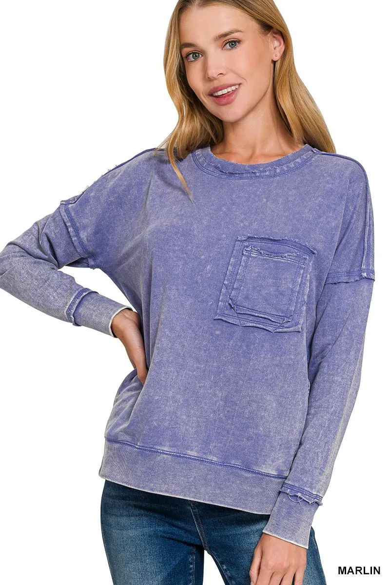 Terry Acid Pullover
