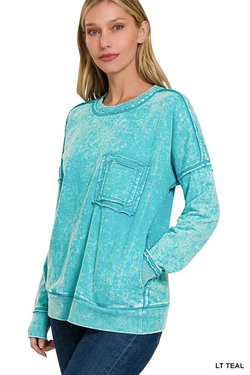 Terry Acid Pullover