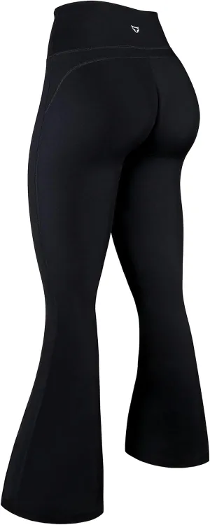 TomTiger Flare Leggings for Women Bootcut Yoga Pants with Tummy Control High-Waisted and Wide Leg