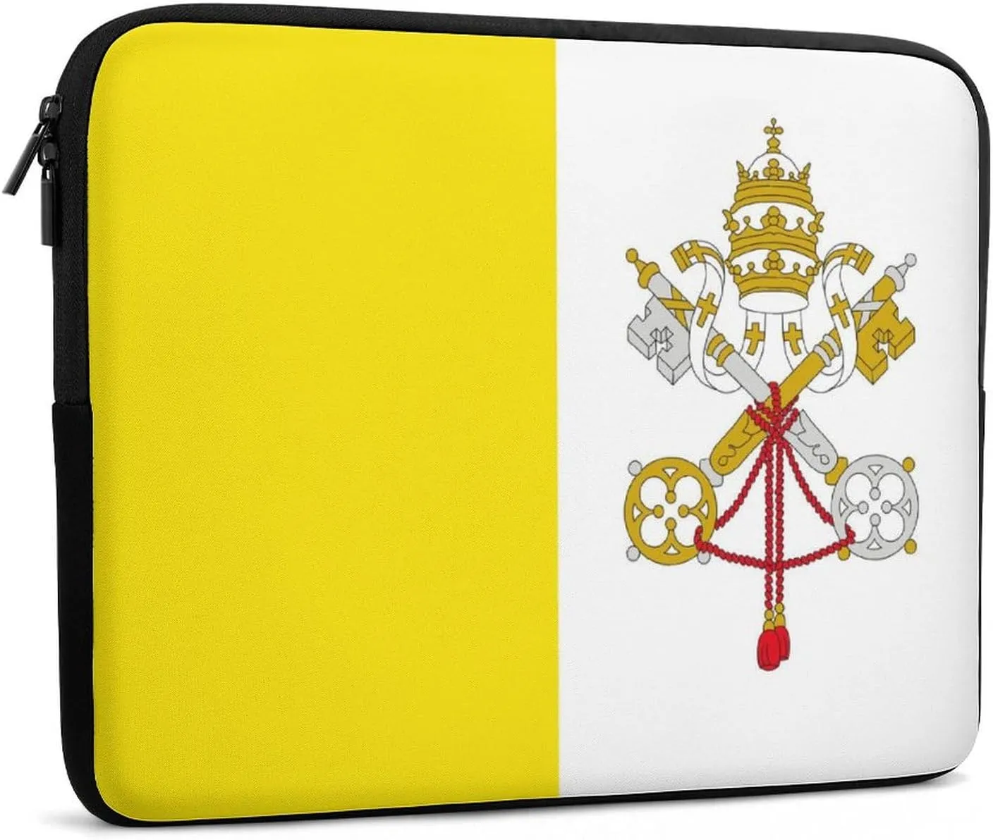 Vatican Flag Personalized Laptop Bag Business Casual Laptop Case Slim Computer Bag Briefcase
