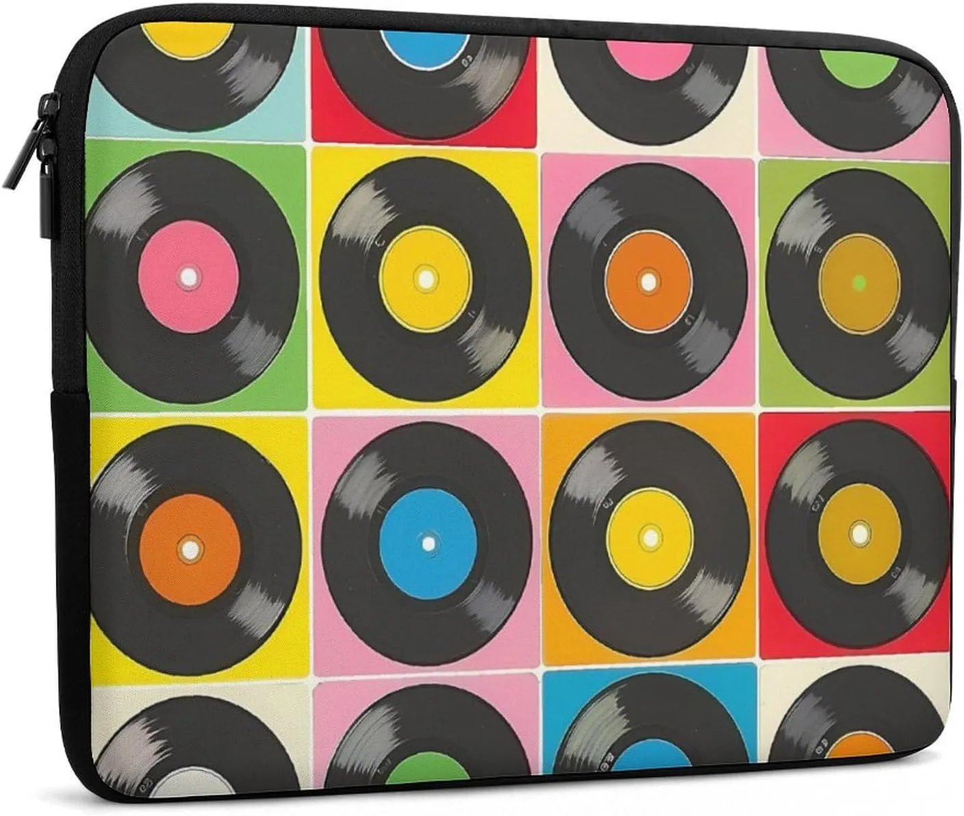 Vinyl Record Collection Personalized Laptop Bag Business Casual Laptop Cases Slim Computer Bag Briefcase