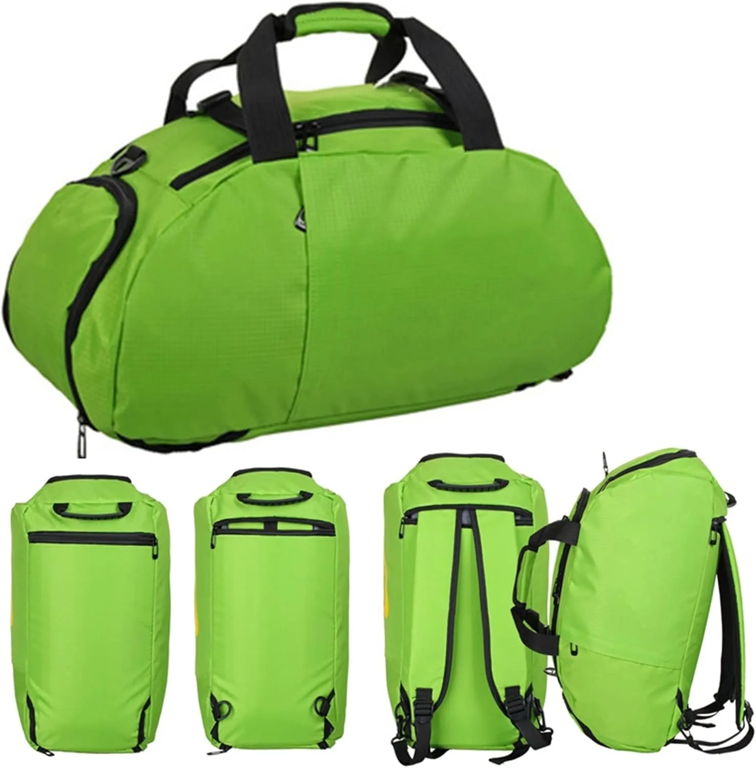Waterproof Fitness Sports Outdoor Men Women Portable Ultra Light Yoga Outdoor Sports Tote Backpack (Black)
