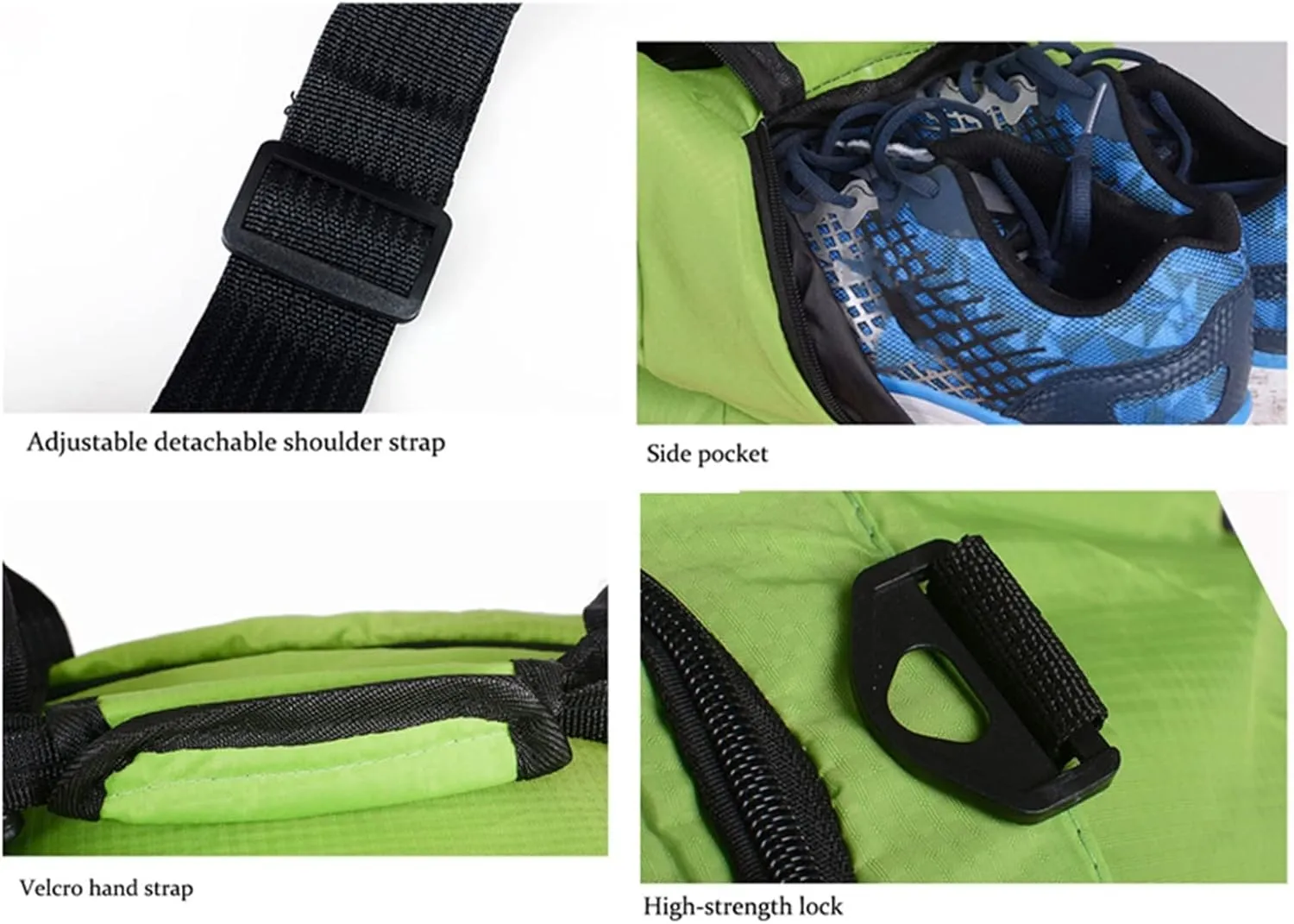 Waterproof Fitness Sports Outdoor Men Women Portable Ultra Light Yoga Outdoor Sports Tote Backpack (Black)