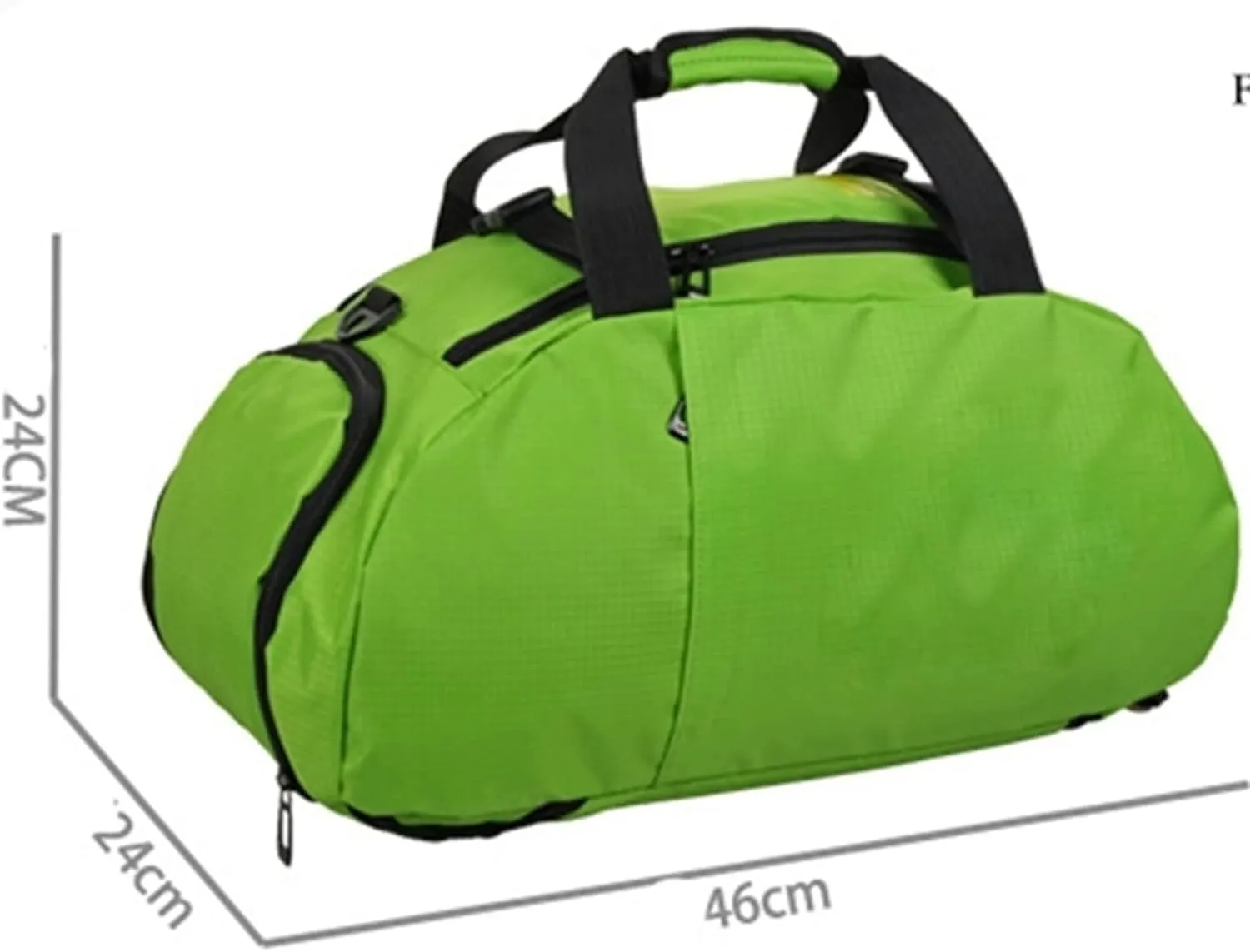 Waterproof Fitness Sports Outdoor Men Women Portable Ultra Light Yoga Outdoor Sports Tote Backpack (Black)
