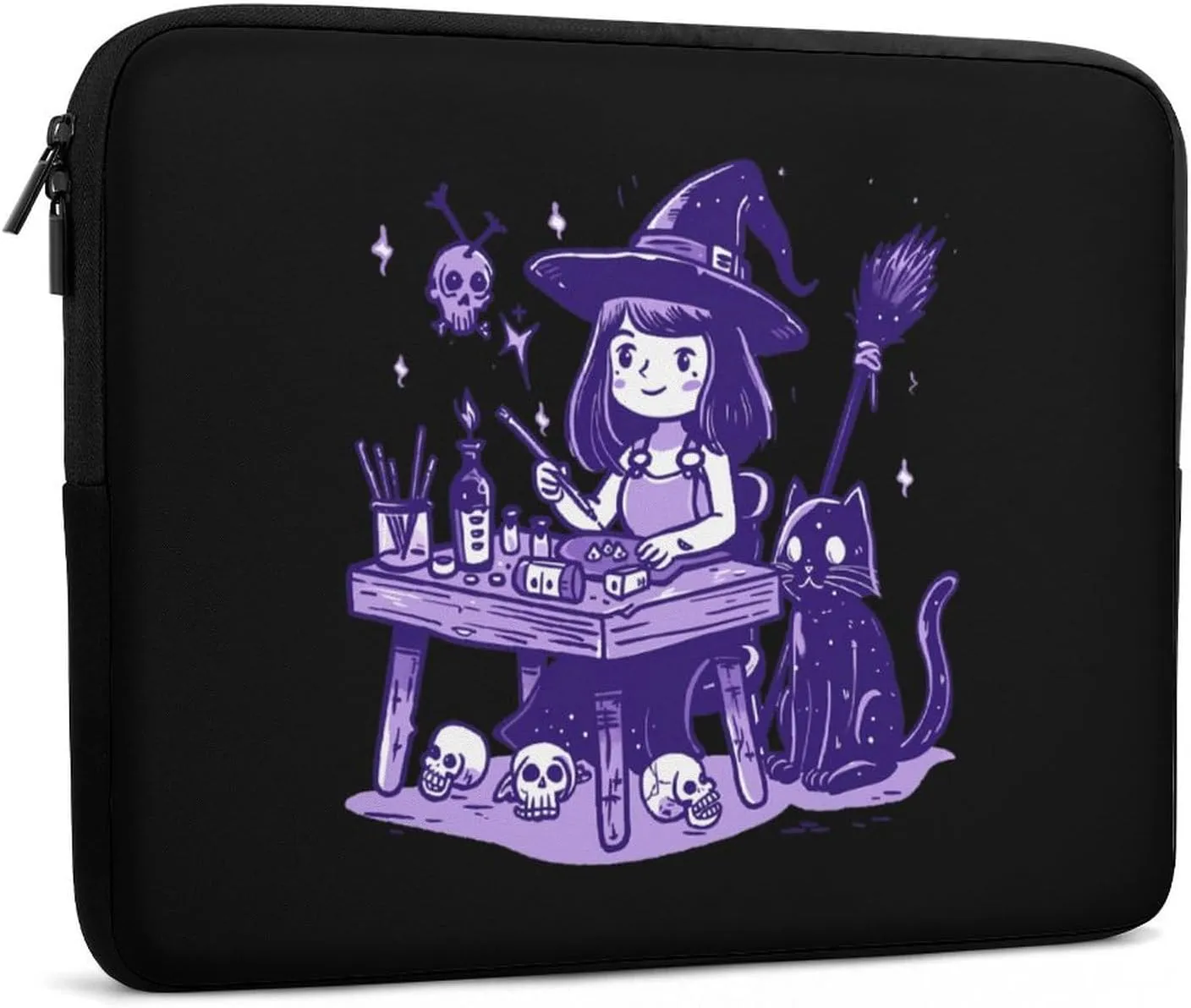 Witch Crafts Personalized Laptop Bag Business Casual Laptop Cases Slim Computer Bag Briefcase