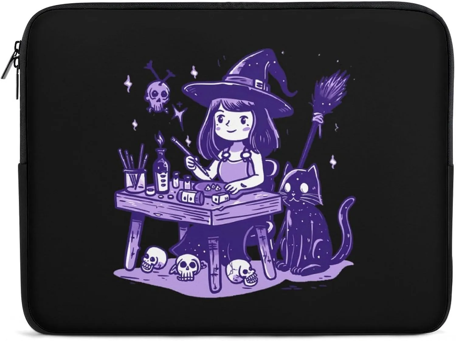 Witch Crafts Personalized Laptop Bag Business Casual Laptop Cases Slim Computer Bag Briefcase