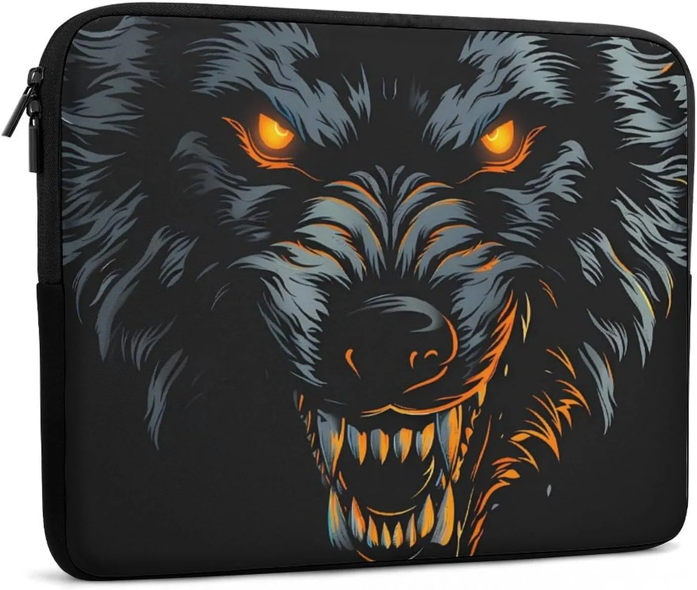 Wolf in The Dark Personalized Laptop Bag Business Casual Laptop Cases Slim Computer Bag Briefcase