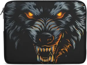 Wolf in The Dark Personalized Laptop Bag Business Casual Laptop Cases Slim Computer Bag Briefcase