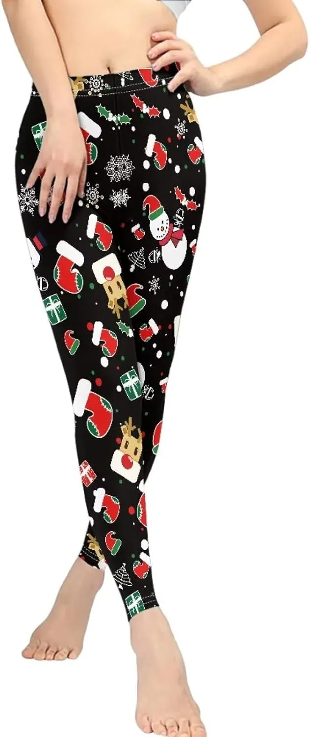 Womens Yoga Pants Full Length High Waist Sports Tights Trousers Stretch Workout Leggings