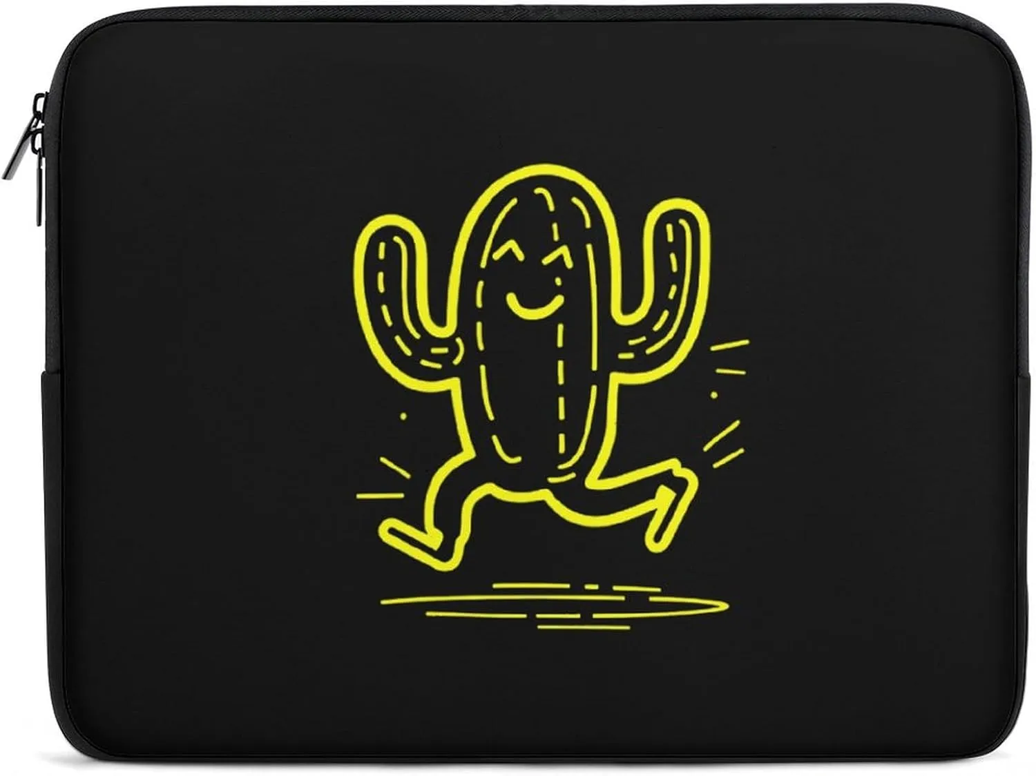 Yellow Active Human Personalized Laptop Bag Business Casual Laptop Cases Slim Computer Bag Briefcase